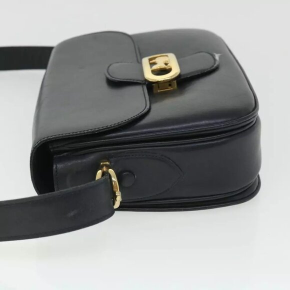 CELINE Shoulder Bag Leather Black - Picture 4 of 16